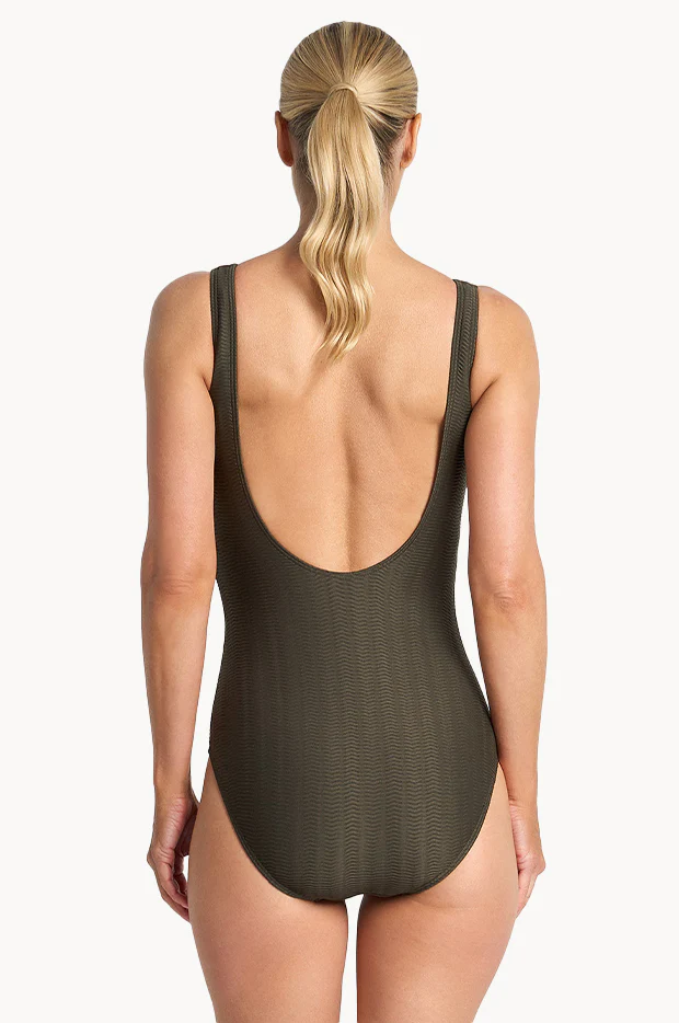 Sky High Bar Surplice One Piece - Image 2