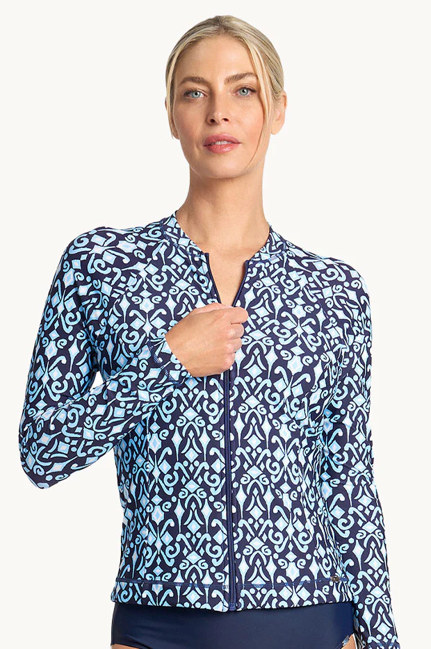 Tile Long Sleeve Suntop