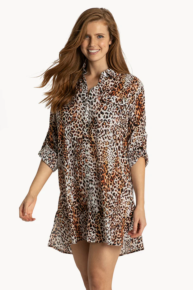 Wild Button Through Shirt