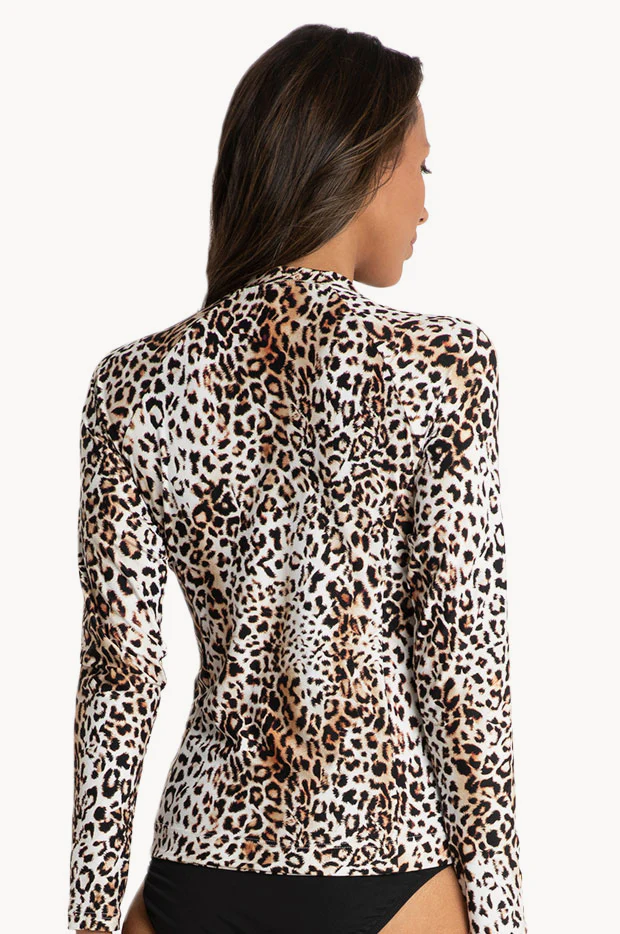 Wild Long Sleeve Zip Front Suntop - Image 2