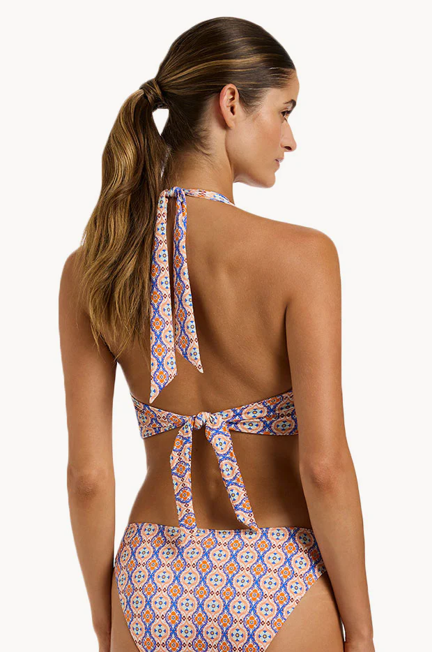Azura Geo D/DD Cup Halter Top - Image 2