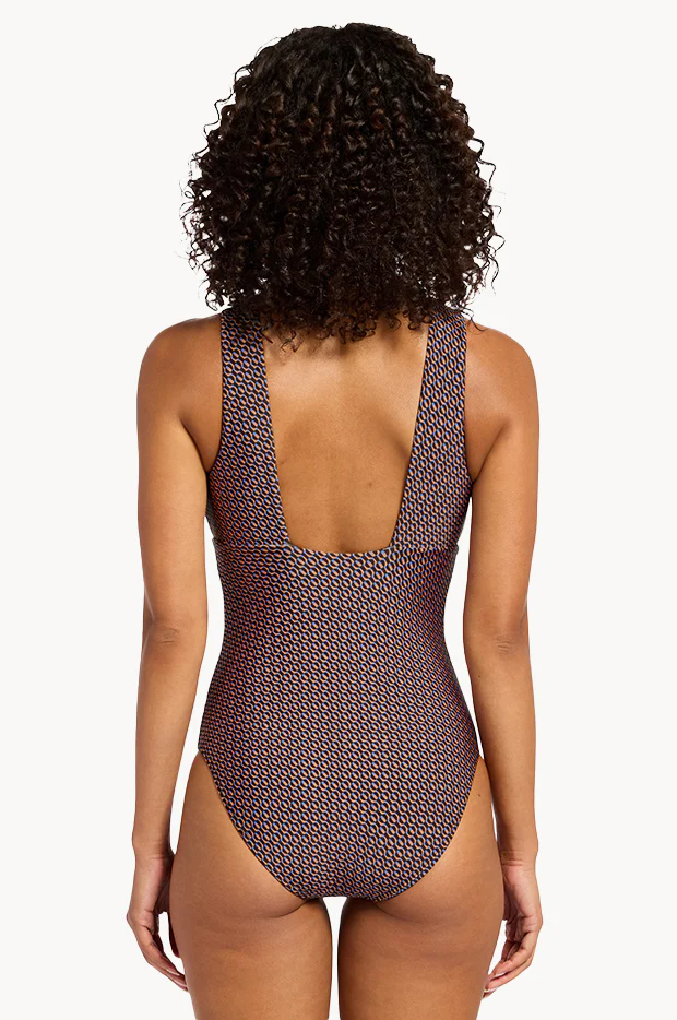 Desert Geo Plunge One Piece - Image 2