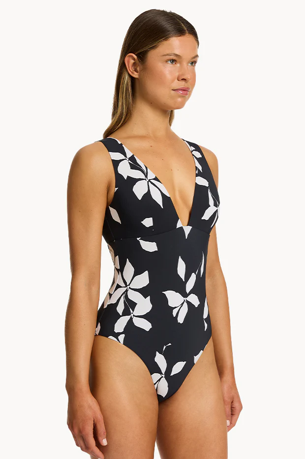 Elora Bloom Plunge One Piece - Image 2