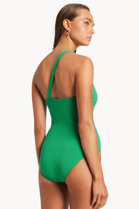 Isla Rib One Shoulder One Piece - Image 2