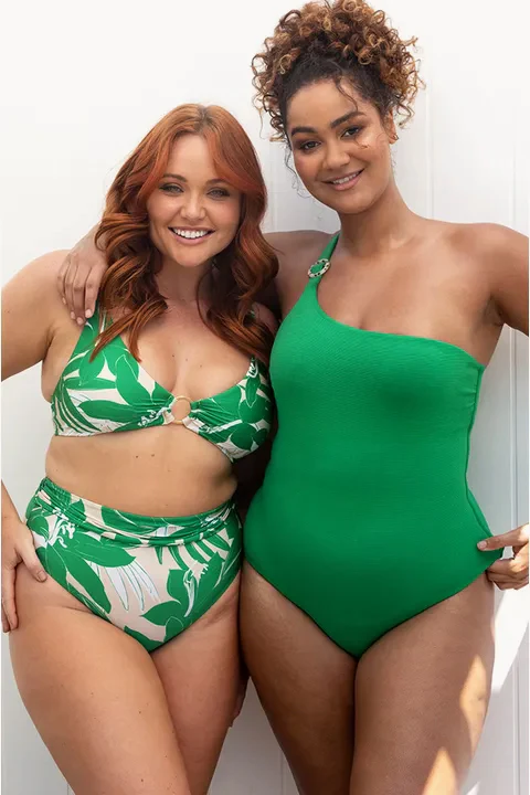 Isla Rib One Shoulder One Piece - Image 3
