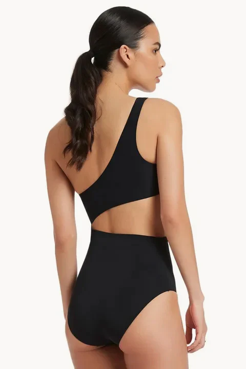 Jetset One Shoulder Cut Out One Piece - Image 2