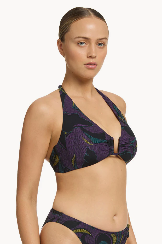Midnight Tropical D/DD Cup Cut Out Top - Image 3