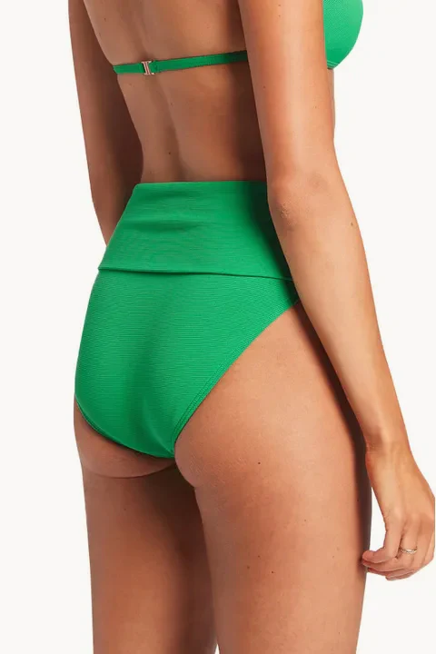 Plain Isla Rib Fold Down Pant - Image 2