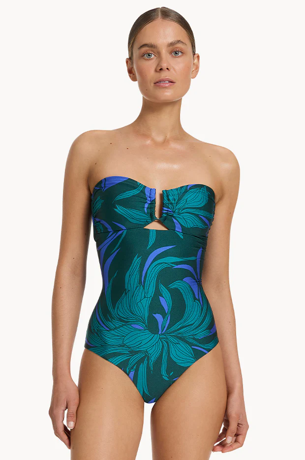 Queen Of The Night Bandeau One Piece