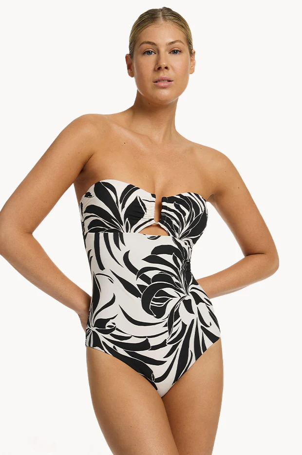 Queen Of The Night Bandeau One Piece