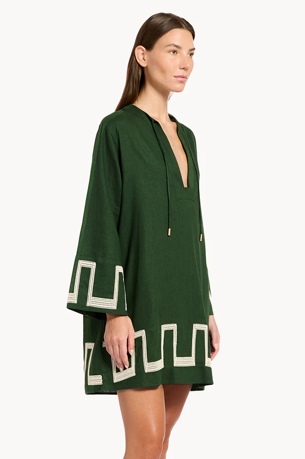 Tirari Nights Embroidered Mini Kaftan - Image 4