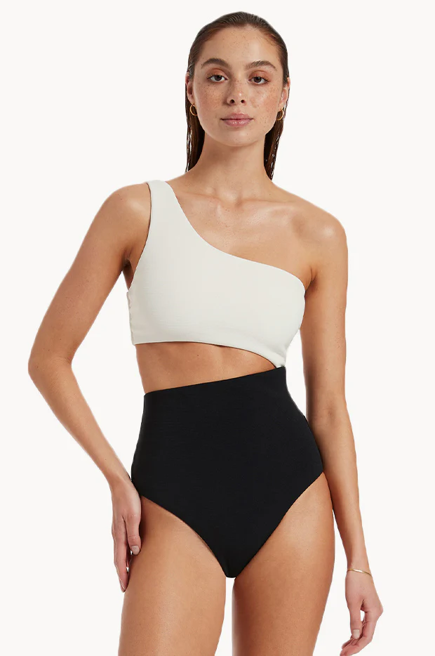 Versa Rib One Shoulder One Piece - Image 2