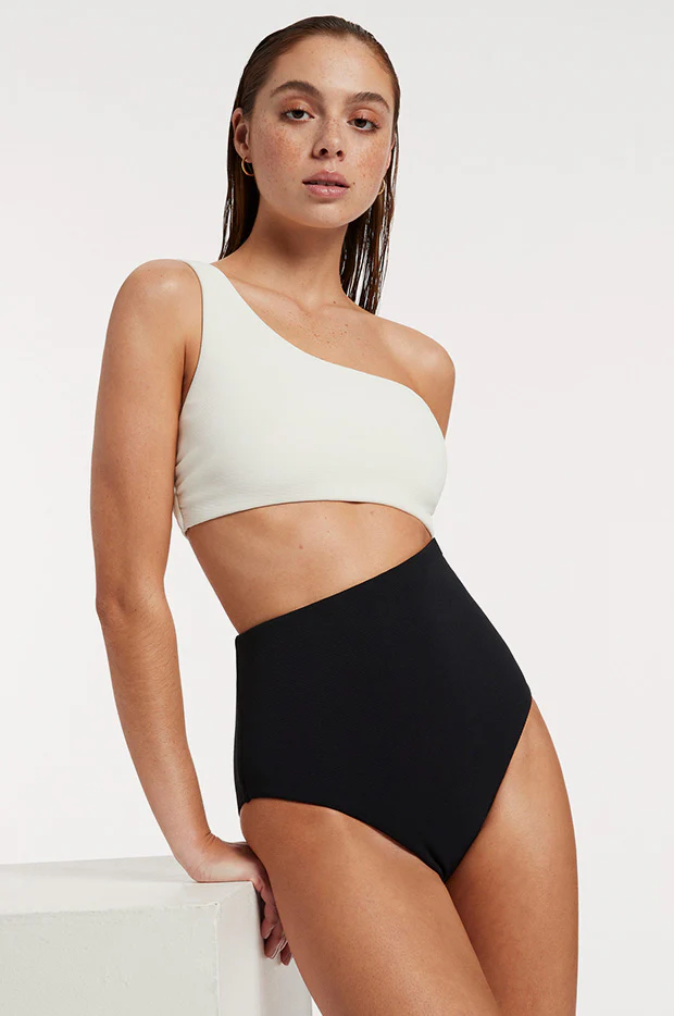 Versa Rib One Shoulder One Piece - Image 4