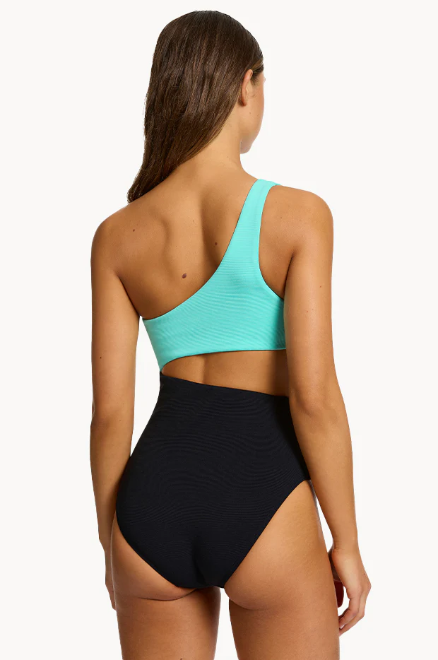 Versa Rib One Shoulder One Piece - Image 3