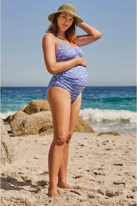 Maternity Daisy Tankini Set - Image 4