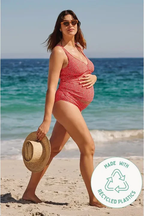 Spot Maternity Tankini Set - Image 4