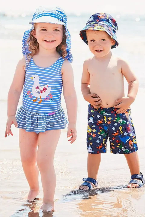 Toddler Girls Duck Frill One Piece - Image 2