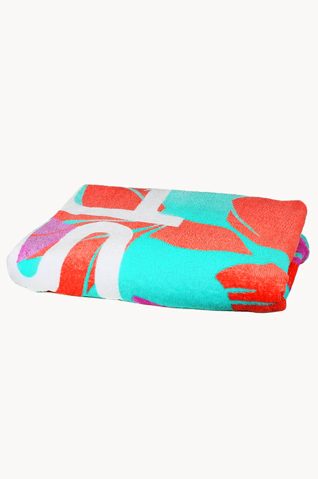 Kaluna Floral Beach Towel - Image 2