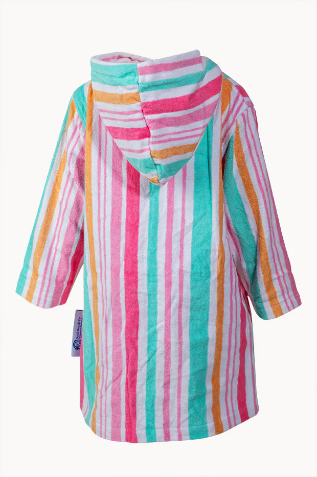 Kids Hawaiian Stripe Hooded Towel Robe 7-11Y - Image 2