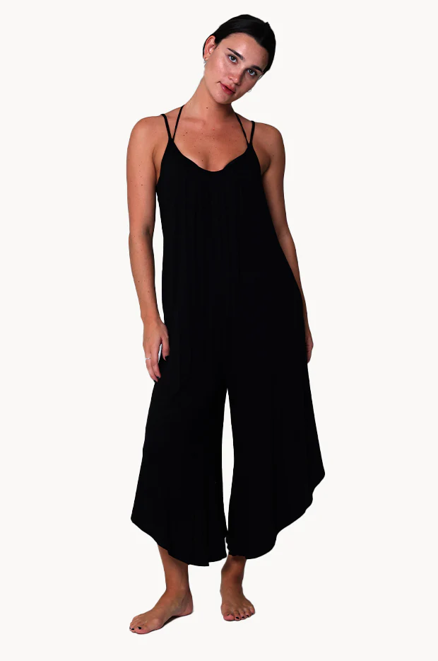 Kira Slub Flowy Jumpsuit - Image 2