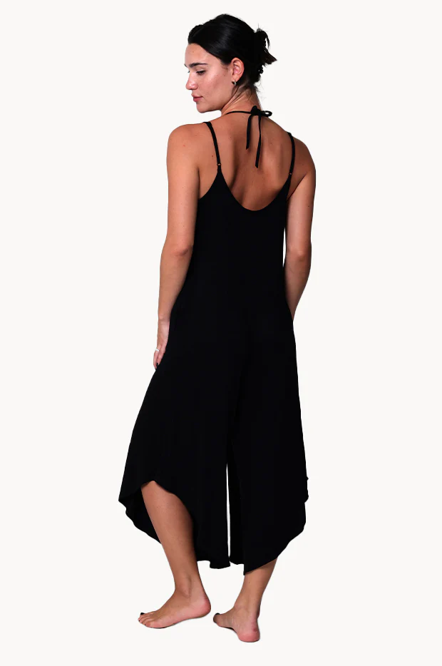 Kira Slub Flowy Jumpsuit - Image 3