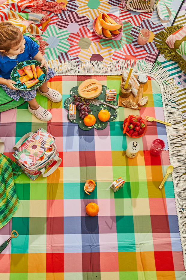 Aida Fringed Picnic Mat - Image 3