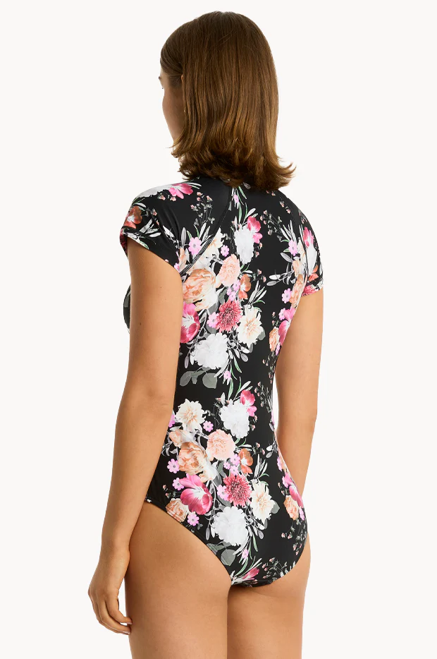 Belle Short Sleeve Sunsuit - Image 2