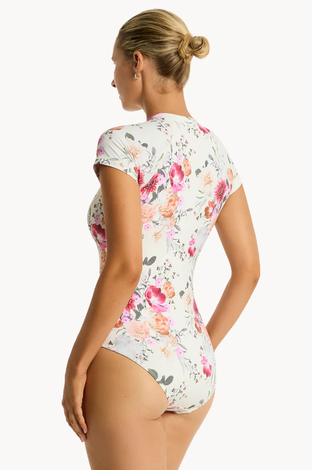 Belle Short Sleeve Sunsuit - Image 2
