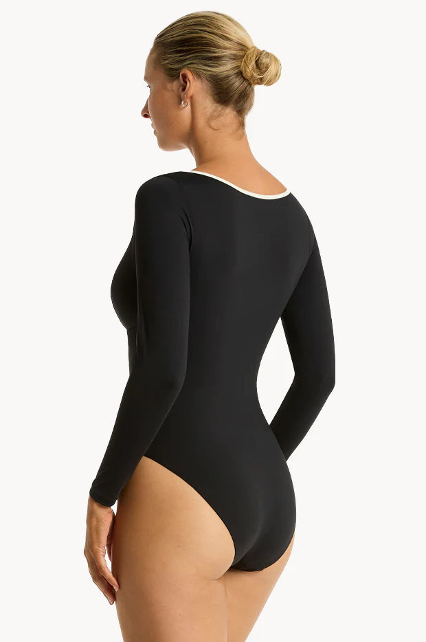 Babylon Long Sleeve Sunsuit - Image 3