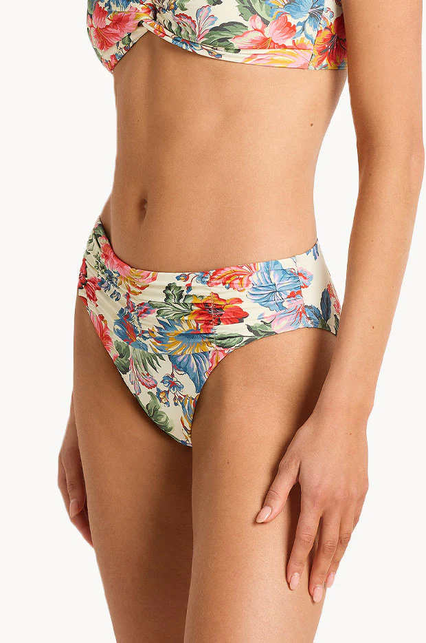 Marisol Mid Rise Ruched Pant - Image 3