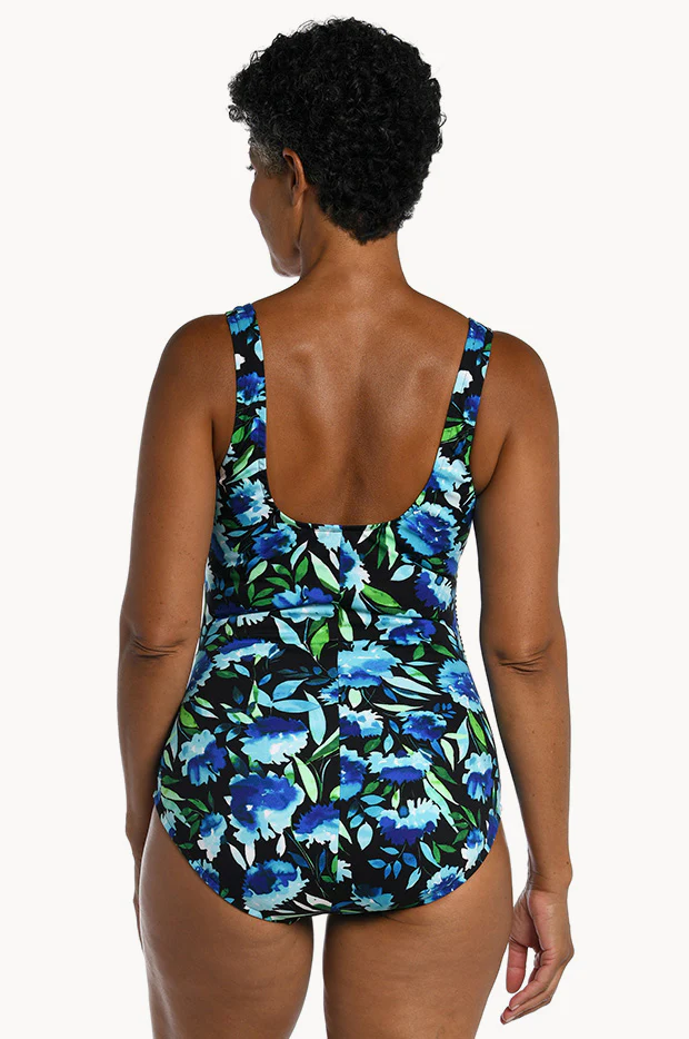 Dandelion Fields Ruched Side One Piece + - Image 2