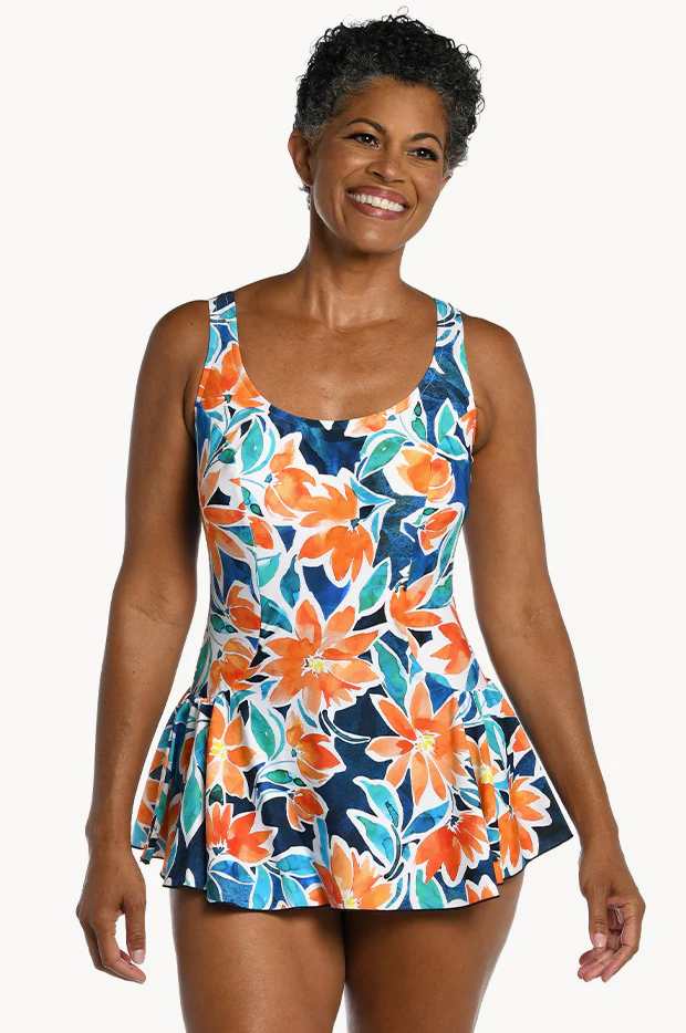 Joy Blooms Swim Dress