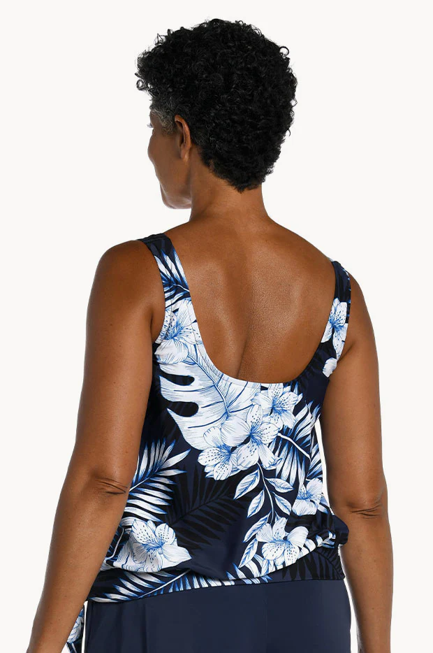 Moonlight Tropics Blouson Tankini Separate - Image 2