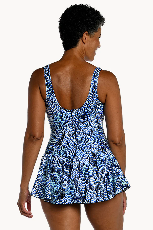 Tidal Wave Swim Dress - Image 2