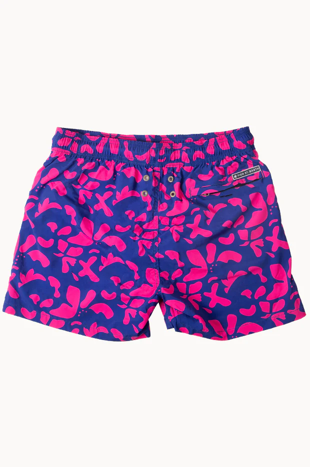 Mens Big Floral Swim Short - Image 2
