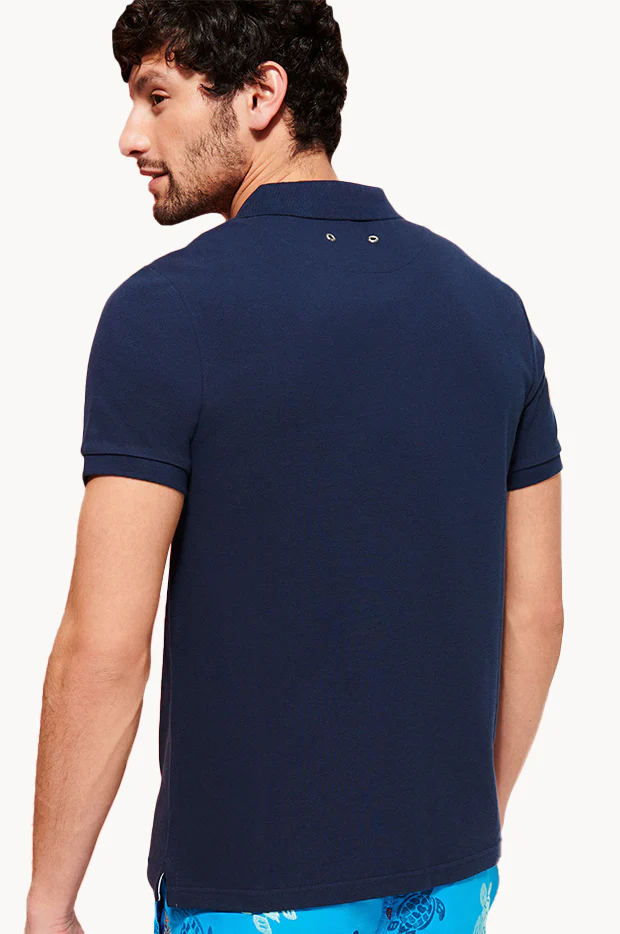 Mens Cotton Pique Polo Shirt - Image 2