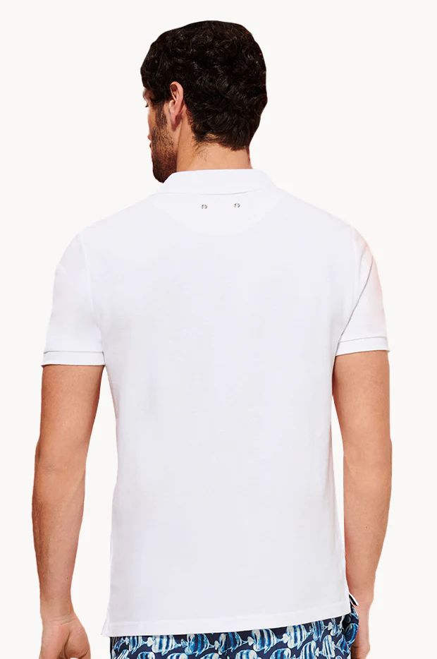 Mens Cotton Pique Polo Shirt - Image 2