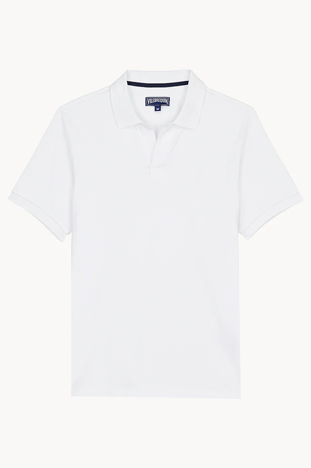 Mens Cotton Pique Polo Shirt - Image 4