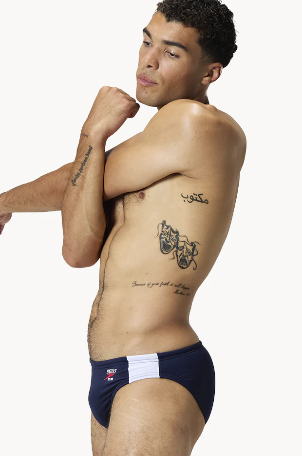 Mens Jetstream Colourblock Brief - Image 2