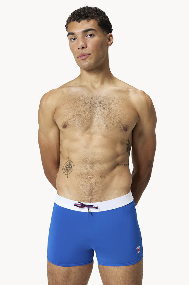 Mens Jetstream Solid Square Leg Trunk