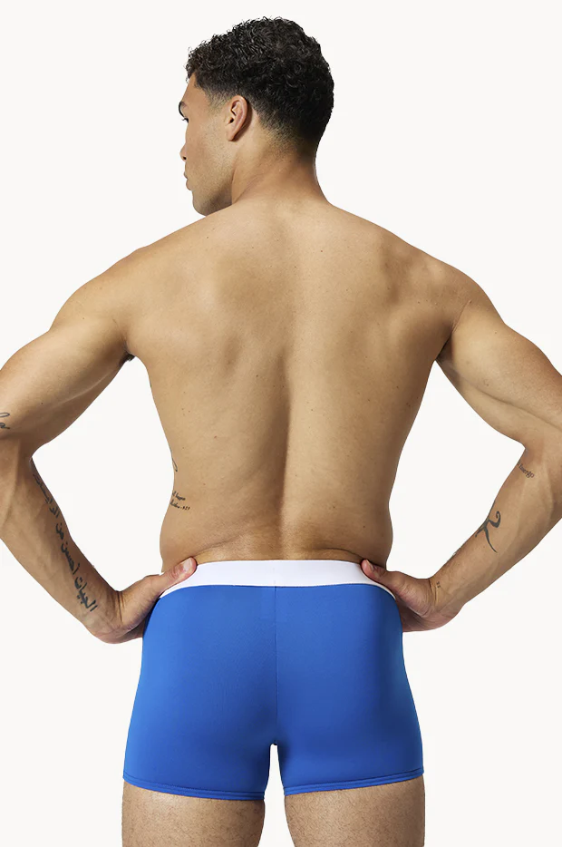 Mens Jetstream Solid Square Leg Trunk - Image 3
