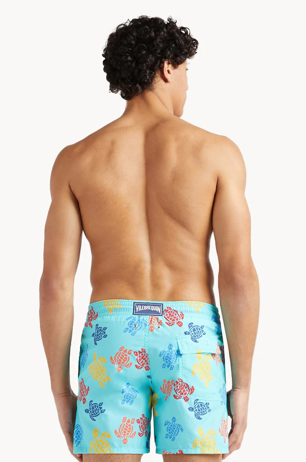 Mens Knit Turtle Swim Short - Image 2