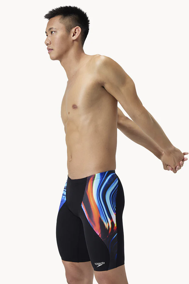 Mens Lava Blur Digital V-cut Jammer - Image 2