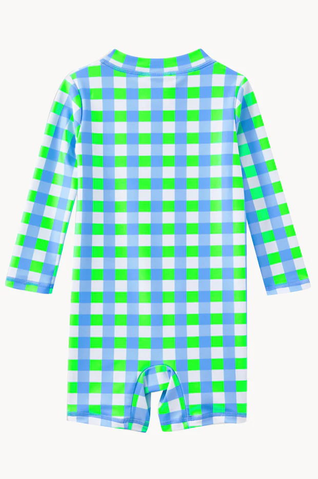 Baby Boys Check Sunsuit - Image 2