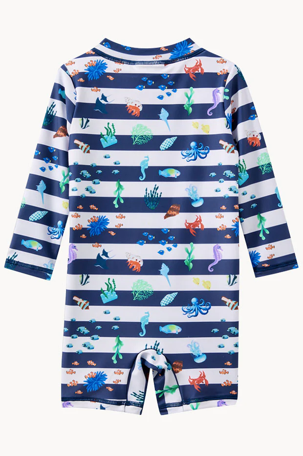 Baby Boys Marine Sunsuit - Image 2