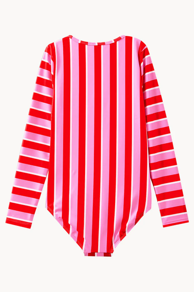 Girls Candy Stripe Sunsuit - Image 2