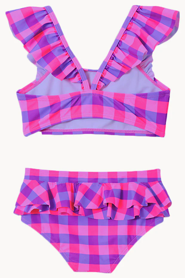 Girls Check Crop Set - Image 2