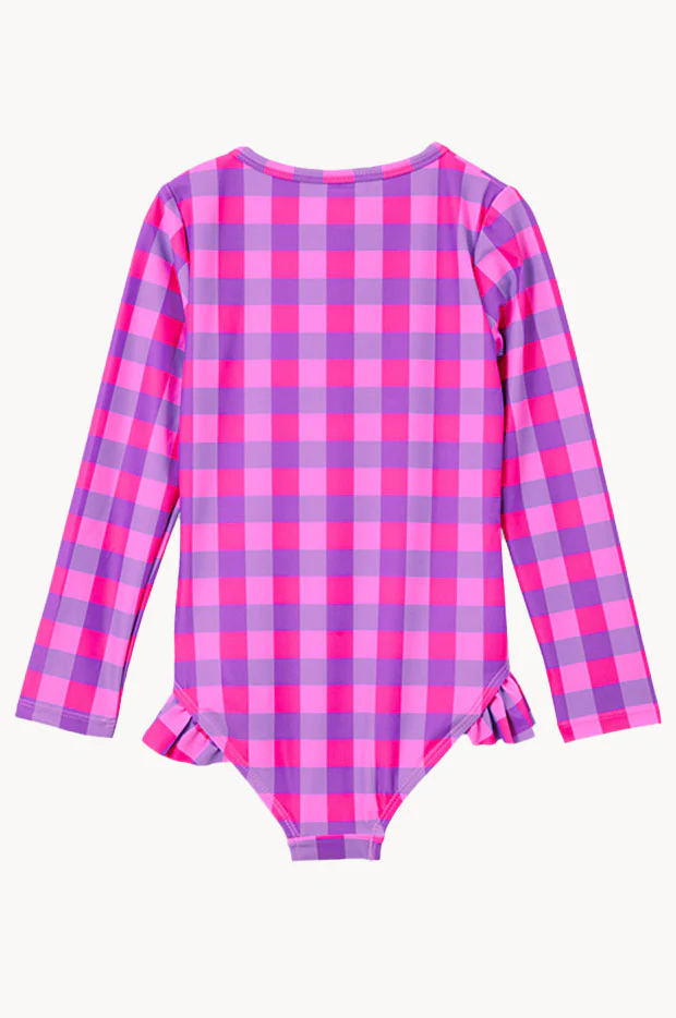 Girls Check Sunsuit - Image 2