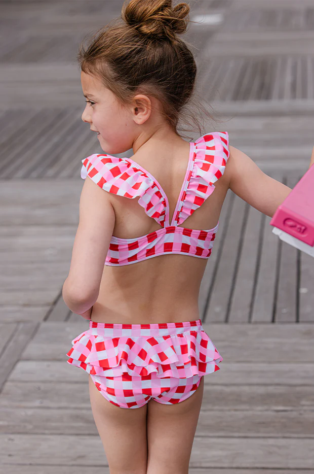 Girls Lollipop Check Crop Set - Image 4