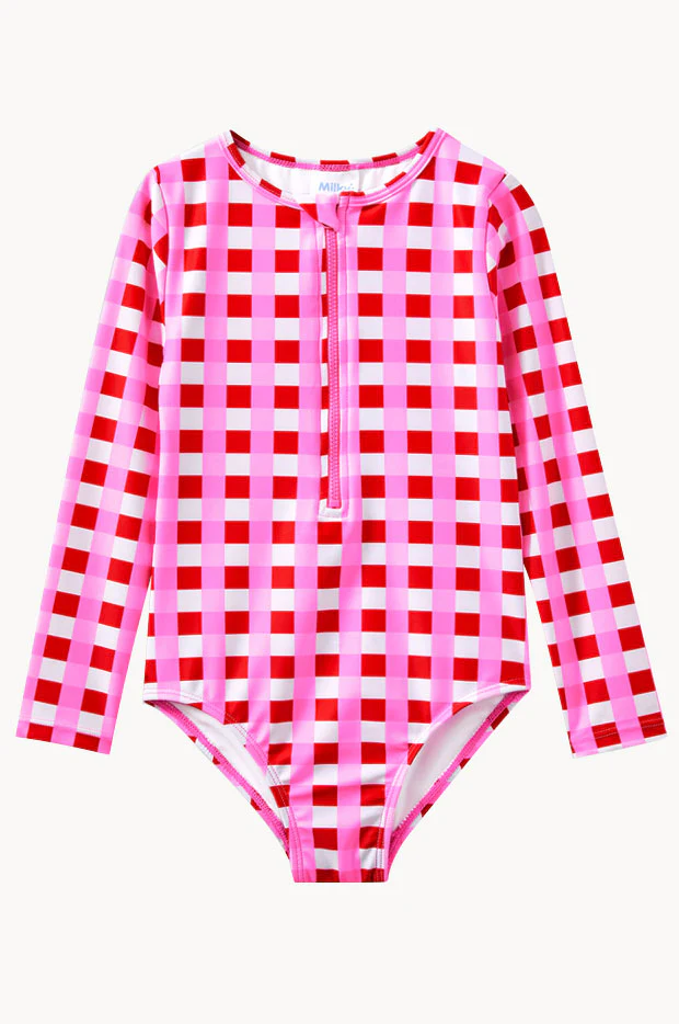 Girls Lollipop Check Sunsuit